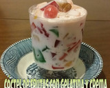 Foto del paso 3 de la receta: Coctel de frutas con gelatina🌹
