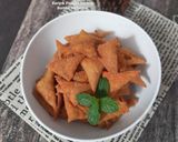 Foto langkah ke 4 dari resep Keripik Pangsit Bumbu Tabur.