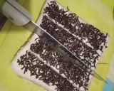 Foto langkah ke 4 dari resep Roti tawar coklat, keju panggang.