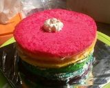 Foto langkah ke 8 dari resep Rainbow Cake Kukus Ny. Liem (selembut kapas) 😄😄.