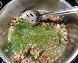 A picture of step 5 of Coriander masala Atukulu.