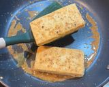 A picture of step 5 of Tofu Piccata.
