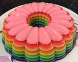Foto langkah ke 6 dari resep Rainbow Pudding🌈🍮.