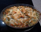 Foto del paso 4 de la receta: Pasta de espinacas, frutos secos y quesos