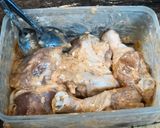 รูปขั้นตอนการทำที่ 2 ของ ไก่ชุบแป้งทอดรสเผ็ด