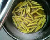 A picture of step 3 of French fries🍟.