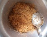 A picture of step 1 of Lakhnavi Kemami sawayan Eid special.