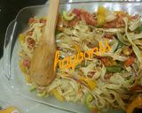 صورة لخطوة 7 من وصفة فوتشيني الدجاج بالكريمه والجبن 👌🍝