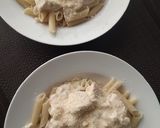 Foto del paso 5 de la receta: Pasta con pollo en salsa blanca