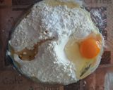 Töltött tészta / pogácsa 🍅🥓 recept fázis 1 fotója