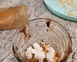 A picture of step 4 of S'mores Pudding.