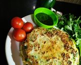 बेसन और सूजी उत्तपम (Besan aur suji Uttapam recipe in Hindi) रेसिपी चरण 2 फोटो