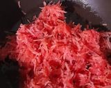 A picture of step 1 of Carrot Phirni.