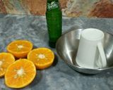 A picture of step 1 of Orange Mcfizzy Slushy🍹😋.