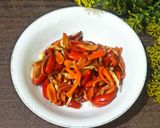 Foto langkah ke 5 dari resep Oseng Kulit Melinjo Teri Betawi.