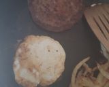 A picture of step 2 of One fried Onion Big Steak Burger 😀.