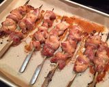 A picture of step 7 of Yakitori 焼き鳥 Negima.