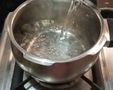 A picture of step 1 of Kala chana palak -Semi dry masala sabji.