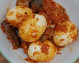 Foto langkah ke 7 dari resep Telur terong balado.