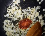 A picture of step 1 of Tagliatelle Arrabbiata.