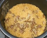 A picture of step 5 of Japanese Beef Rice (牛おこわ).