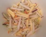 A picture of step 1 of Kohlrabi & Apple Salad.