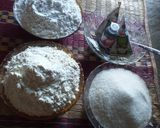 Foto langkah ke 1 dari resep Lapis tepung beras sederhana.