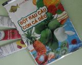 Hình bước làm 1 của món Thạch cầu vồng