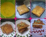 A picture of step 5 of Chilli besan toast.