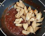 A picture of step 5 of Baby corn Manchurian.