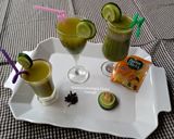 A picture of step 5 of Cucumber ginger drink.