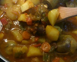 Foto del paso 7 de la receta: Estofado de alcachofas con patatas y un poco de morcilla