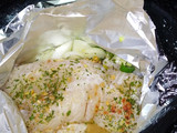 Filet de merluza papillote