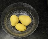 A picture of step 1 of Bihari Samosha.