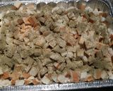 A picture of step 3 of Sausage Stuffing.