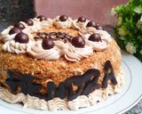 Foto langkah ke 9 dari resep Mocca Nougat Cake (Birthday Cake).