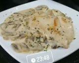 صورة لخطوة 7 من وصفة دجاج بالكريمة والفطر 🍄🍄
