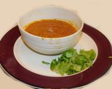 A picture of step 9 of LEHSUNI PANEER gravy.