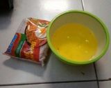 Foto langkah ke 1 dari resep Omelet putih telur/pizza mie 🍝.