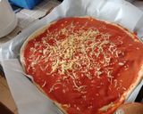A picture of step 2 of Turkey Beef Pizza.