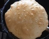 A picture of step 4 of Luchi / Puri.