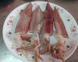 金沙花枝的食譜步驟1照片