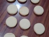 Alfajores de maicena con harina leudante 🤍