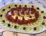 Une image de l'étape 7 de Salade de concombre aux tomates,olives et fromage frais.