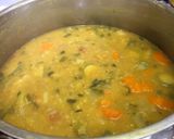 A picture of step 4 of Lentil and Vegetable Soup.