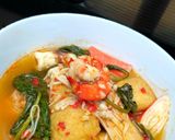 Foto langkah ke 8 dari resep Suki Kuah Tomyam (Sukiyaki/ Shabu-shabu/ Steamboat).