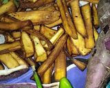 શકકરીયા વેફર (Sweet waffers Recipe in Gujarati) રેસીપી સ્ટેપ3ફોટો