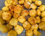 A picture of step 5 of Sabudana Potato Nuggets - Navratri Night Bites - Farali Snacks.