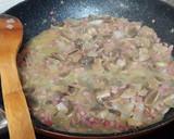 Foto del paso 4 de la receta: Espaguetis con champiñones y jamón