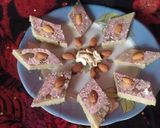 A picture of step 6 of Kaju and Badam Katli (Cashew and Almond Fudge).